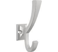 Franklin Brass Lot de 4 crochets muraux Classic Edge B47250K-MN-C pour manteaux et chapeaux en nickel mat 10,2 cm