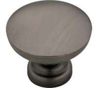 Franklin Brass P29523K-904-B Lot de 10 boutons ronds à dessus plat, argent ancien, 30 mm, lot de 10