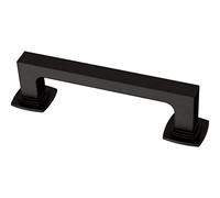 Franklin Brass Parow Lot de 10 poignées de tiroir d'armoire Noir mat 96 mm
