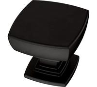 Franklin Brass Parow P29542Z-FB-B1 Lot de 5 boutons d'armoire | Poignées pour tiroirs de commode/cuisine/porte/salle de bain | Noir mat 2,8 cm