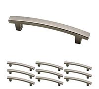 Franklin Brass Perce P29615K-904-B Lot de 10 poignées de tiroir de cuisine ou de meubles, 102 mm, argent