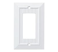 Franklin Brass W35267-PW-C Plaque murale décorative classique Blanc pur