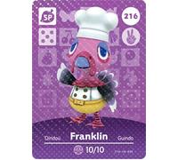 Franklin - Carte Amiibo Nintendo Animal Crossing Happy Home - 216