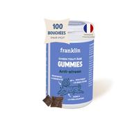 Franklin - Complément Alimentaire pour Chien - Apaisant Chien - Anti-Stress - Diminution Anxiété - Actifs Naturels - Tout Âge - 100 Bouchées - 150g