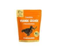 FRANKLIN - Friandises pour Chien - Viande Séchée à Mâcher - Haleine Fraiche - Riche en Canard - sans Céréales - Tout Âge - 100g