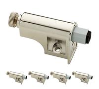 Franklin Laiton Amortisseur de frein de porte d'armoire, plaqué nickel, Lot de 5