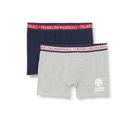 FRANKLIN & MARSHALL Boxer Optio Light Grey Melange/Blue/White/L