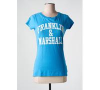 franklin marshall tee-shirts et débardeurs femme de couleur bleu