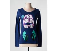 franklin marshall tee-shirts et débardeurs femme de couleur bleu 34