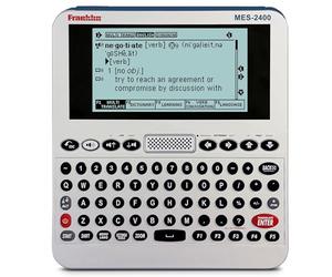 Franklin MES-2400 Dictionnaire Parlant numérique, traducteur multilingue, Livre de Phrases parlantes et Plus Encore