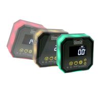 Franklin Sensors Cube lumineux, jauge d'angle numérique et niveau, devient vert au niveau et bleu à des angles de référence personnalisés, trouve et mesure à 0 - 90 et 0 - 180 degrés