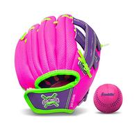 Franklin Sports Airtech Gant de Baseball - Gant de Baseball pour garçons et Filles - Enfant + T-Shirt pour Tout-Petit + Gant de Baseball - Main Droite - 21,6 cm - Rose/Violet