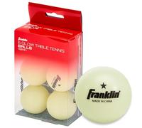 Franklin Sports Balles de Ping-Pong Vertes Phosphorescentes - Balles Professionnelles 1 Étoile de Taille et de Poids Officiels - 40 Mm - Balles Durables pour Hautes Performances - Lot de 6