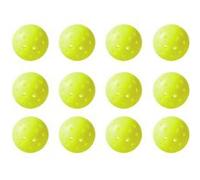 Franklin sports - balles pickleball outdoor x-40 - 74mm - pack de 12 Jaune G