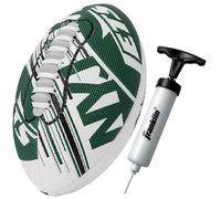Franklin Sports Ballon de football NFL New York Jets - Mini ballon de football 21,6 cm - Texture facile à prendre en main - Parfait pour les enfants