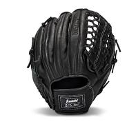Franklin Sports Baseball Fielding Glove - Men's Adult and Youth Baseball Glove - CTZ5000 Black Cowhide Glove - 12.75" Trapeze Web for Outfielders