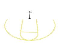 Franklin Sports Basketball Court Stencil Pochoir pour Terrain de Basket Unisexe, Jaune