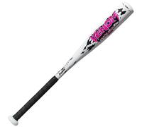 Franklin Sports Batte de Baseball + Tball pour Enfants - Batte en Aluminium Venom Youth - Batte de Tee Ball certifiée USA pour garçons et Filles - Batte en métal Junior - 61 cm/340,2 g - Blanc