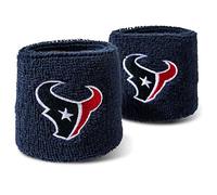 Franklin Sports brodée NFL Bracelets, NFL Houston Texans Embroidered Wristbands, Bleu Marine