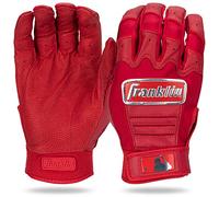 Franklin Sports CFX Pro Full Couleur Chrome Series Gants de Baseball, CFX Pro Full Color Chrome Series Batting Gloves, Red