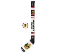 Franklin Sports Chicago Blackhawks NHL Mini Stick Stick Stick Stick Stick - Great Toy for Kids - quipe Soft Foam Mini Mini Stick Hockey et Ball