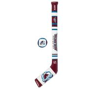 Franklin Sports Colorado Avalanche NHL Mini Soft Hockey Stick Stick - NHL Team Soft Foam Mini Hockey Stick and Ball Set - Great Toy for Kids