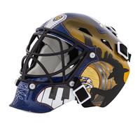 Franklin Sports Columbus Blue Jackets NHL Team Logo Mini masque de gardien de but de hockey avec tui Masque de gardien de but collectionner
