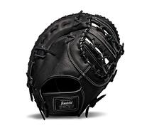Franklin Sports CTZ5000 Gant de Baseball en Cuir de Vache Noir pour Adultes et Jeunes 31,8 cm