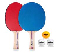 Franklin Sports Ensemble de Raquettes de Ping Mixte, Rouge/Gris, Taille Unique
