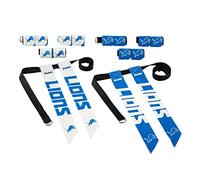 Franklin Sports Ensembles de Football NFL Detroit Lions - Ceintures et Drapeaux de l'équipe NFL - Équipement de Football pour Enfants et Adultes