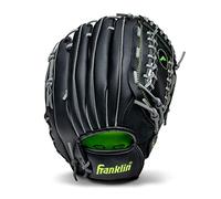 Franklin Sports Field Master Midnight Gant de Baseball et de Softball pour Adulte et Jeune Main Droite 30,5 cm Fieldmaster intérieur + extérieur droite-35,6 cm Unisexe, Noir, 12.0"