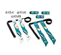 Franklin Sports Flag Set NFL Miami Dolphins Ensemble Drapeau de Football pour Enfant Unisexe, Spécifique à l'équipe, Taille Unique