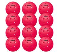 Franklin Sports Lot de 12 balles de Pickleball d'extérieur X-40 approuvées par Les États-Unis (USAPA) - Rose
