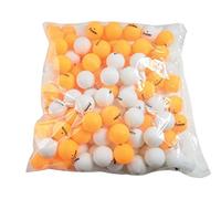 Franklin Sports 40 mm - Blanc + Orange Lot de 144 Taille Officielle + Poids Professionnelles One Star - Balles de ping-Pong durables Unisexe