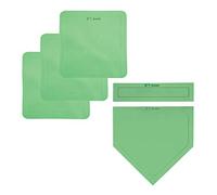 Franklin Sports MLB Baseball + Kickball, Plaque de Maison et pichets en Caoutchouc - Bases Portables phosphorescentes Unisexe, Brille dans Le Noir, Taille Standard