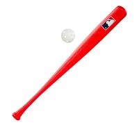 Franklin Sports MLB Batte et Balle en Plastique Authentique Rouge 76 cm Ensemble Unisexe, Red, 30 inch/10 oz