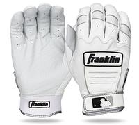 Franklin Sports MLB CFX Pro Gants de Frappe de Baseball - Perle/Blanc/argenté - Adulte L