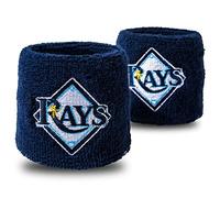 Franklin Sports MLB Tampa Bay Rays Lot de 2 Bracelets de Baseball avec Logo de l'équipe MLB Idéal pour Les Costumes et Les Uniformes