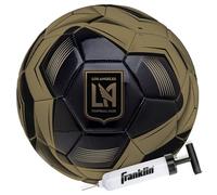 Franklin Sports MLS Los Angeles FC Ballon de Football Officiel Taille 5 Housse Souple résistante à l'abrasion Pompe à air Incluse