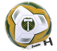 Franklin Sports MLS Portland Timbers Ballon de football - Ballon de football taille 5 - Housse souple résistante à l'abrasion - Taille et poids officiels - Pompe à air incluse