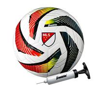 Franklin Sports MLS Tornado - Taille Officielle 5 - Couverture Souple - Ballon de Football lesté - Pompe à air Incluse