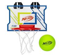 Franklin Sports NERFOOP Elite Basketball Hoop Set - Over The Door Mini Hoop Set with NERF Foam Basketball - Perfect Bedroom + Office Accessory Hoop - Includes Foam Ball