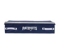 Franklin Sports NFL New England Patriots Bacs de rangement sous le lit Grand 26 x 18 x 6 pouces