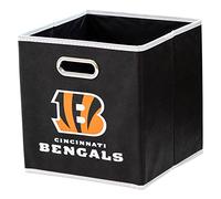 Franklin Sports NFL Team Cubes de Rangement en Tissu - adapté à Rangement organiseurs (27,9 x 26,7 x 26,7 cm), Noir