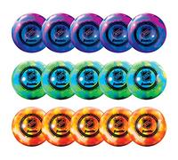 Franklin Sports NHL Haute densité Street Hockey Balle, 3-Pack, 12208B15P1, Couleurs Assorties, Lot de 15