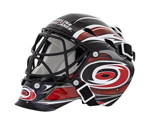 Franklin Sports NHL League Logo Mini Masque de Gardien, Carolina Hurricanes