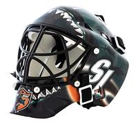 Franklin Sports NHL League Logo Mini Masque de Gardien, Mixte, Noir