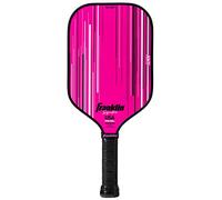 Franklin Sports Raquette de Pickleball Pro Homologuée USA Pickleball (USAPA) en Fibre de Carbone Signature Series - Surface Maxgrit - Raquette de Tournoi - Noyau en Polypropylène de 16 mm - Rose