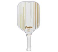 Franklin Sports Raquette de Pickleball Pro Homologuée USA Pickleball (USAPA) en Fibre de Carbone Signature Series - Surface Maxgrit - Raquette de Tournoi - Noyau en Polypropylène de 13 mm - Dorée