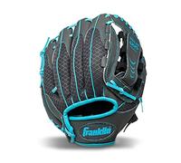 Franklin Sports Série Teeball Infinite Web/Shok-Sorb Combo Gant de Baseball 26,7 cm, Mixte, 22750, Graphite/Blue, 10.5 inches